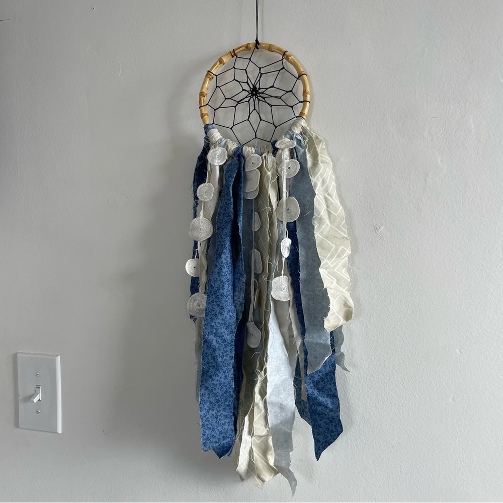 White & Blue Dreamcatcher